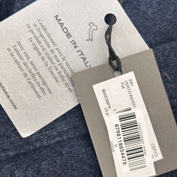 Lafaurie Men’s Certo Cardigan-Indigo - Picture 2 of 5